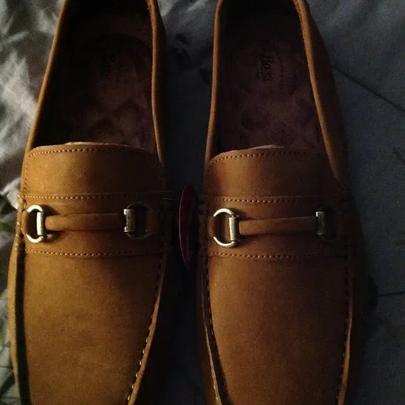 G. H. Bass & Company Men\'s Nicco Brown Nubuck Leather Loafers 11.5M - New in Box Nunn Busch leather size 10 loafers, worn but in good condition main image 3